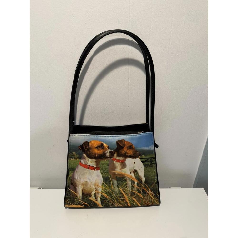 New W/ Tag Jack Russell Purse, Hard Bottom Purse Casual or Fun Night Out.